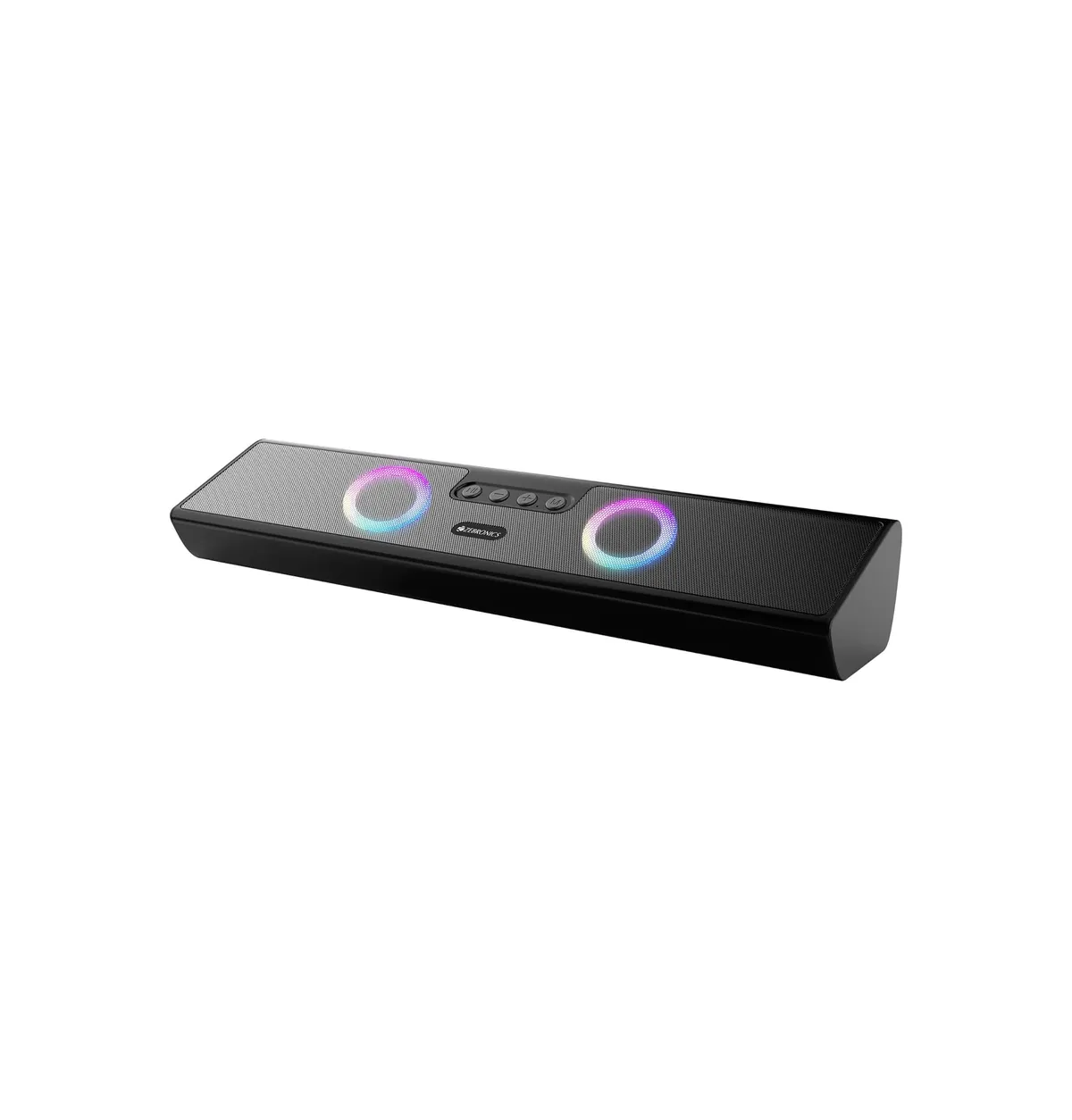 ZEBRONICS Astra 35, Portable Bluetooth Speaker, 16 Watts, Upto 8h Backup, Dual Drivers + Dual Passive Radiators, Call Function, Bluetooth v5.3 | USB | mSD| AUX, TWS, RGB LED
