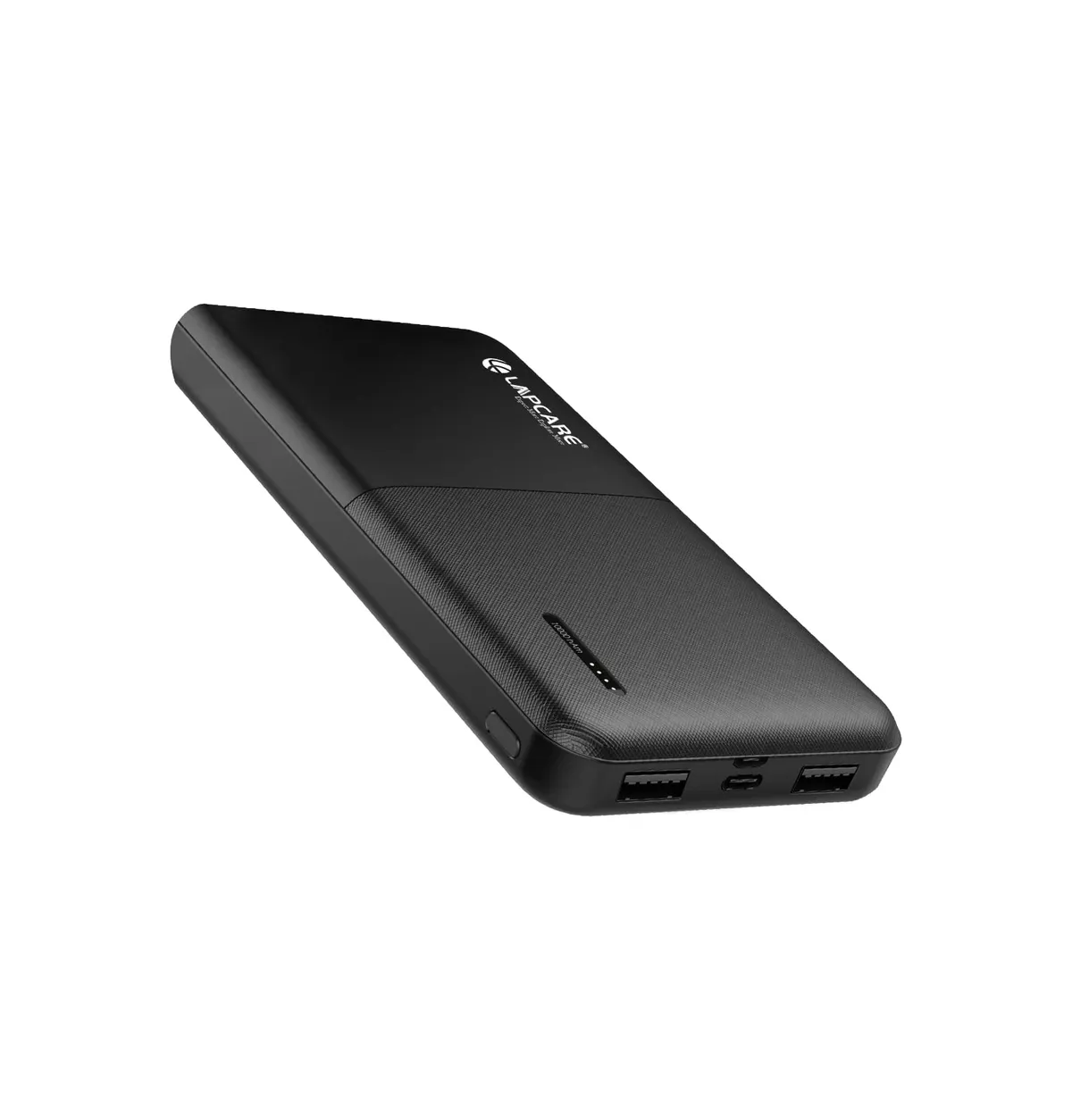 LAPCARE Smart Tank 10000Mah Fast Charging Power Bank | Dual USB Port | Led Indicator | Light Weight | Multi Protocol Support | Multi Circuit Protection | Compact & Slim Design | Made in India