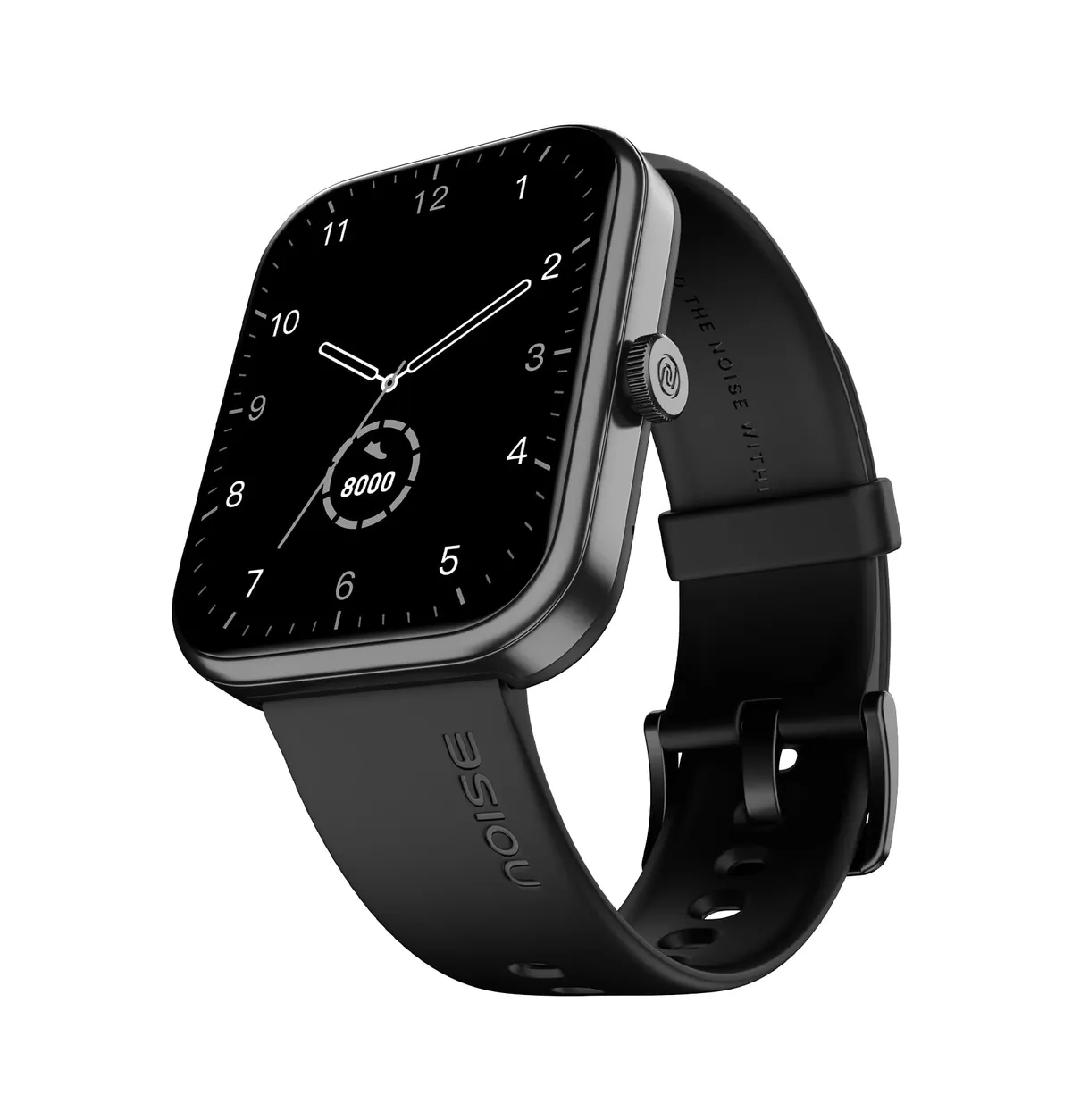 Noise Pulse 2 Max 1.85" Display, Bluetooth Calling Smart Watch, 10 Days Battery, 550 NITS Brightness, Smart DND, 100 Sports Modes, Smartwatch for Men and Women (Jet Black)