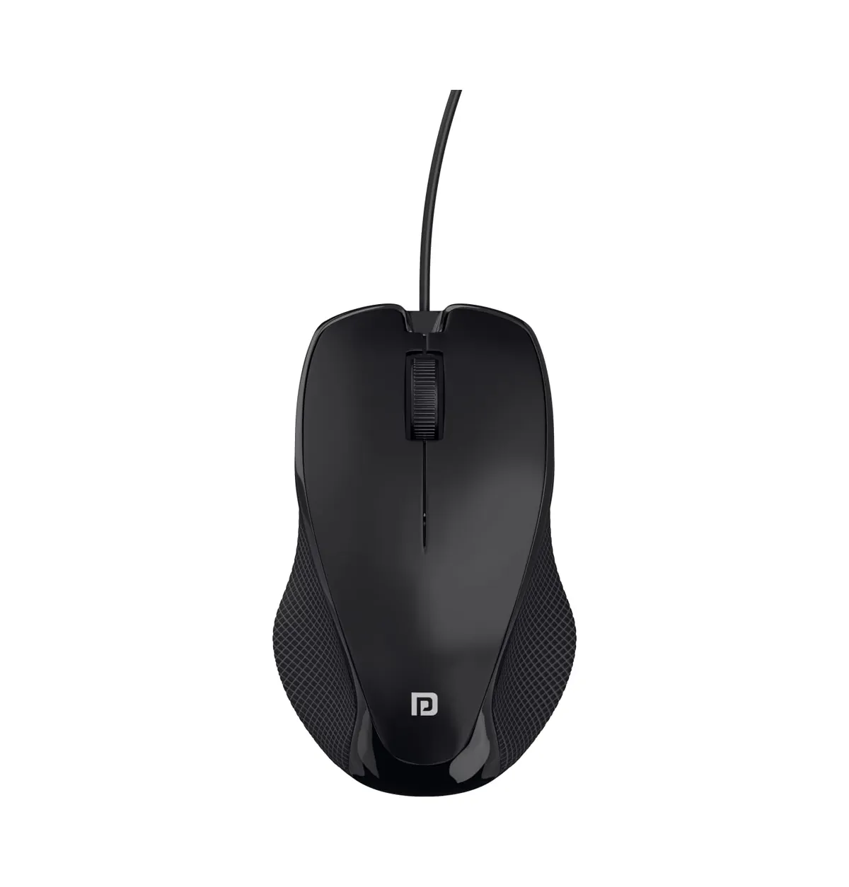 Portronics Toad 101 Wired Optical Mouse with 1200 DPI, Plug & Play, Hi-Optical Tracking, 1.25M Cable Length, 30Lakhs Click Life(Black)