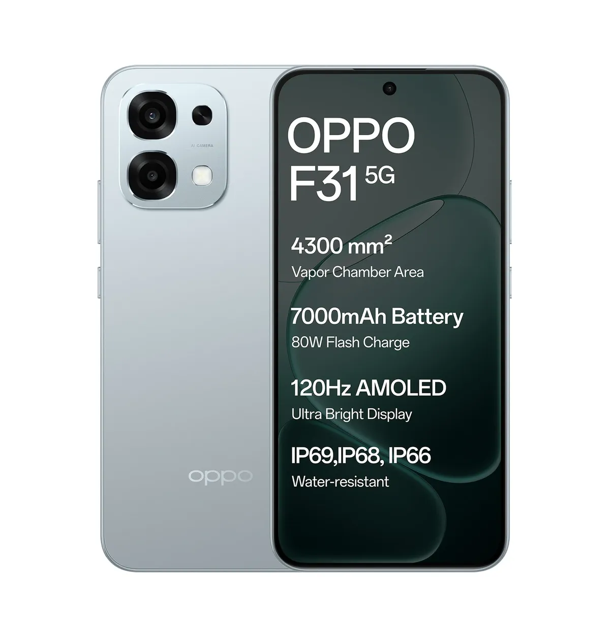OPPO F31 5G (Cloud Green, 256 GB) (8 GB RAM)
