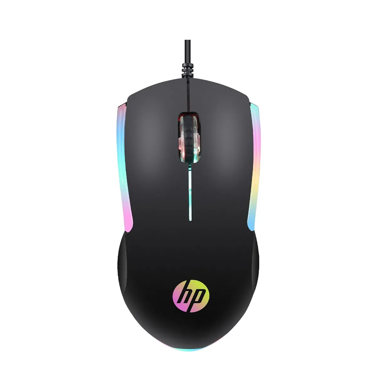 HP M160 USB Wired Gaming Optical Mouse with LED Backlight, 1000 DPI, 3 Buttons and Press Life Up to 3 Million Clicks, 1 Year Warranty (843W8AA, Black)