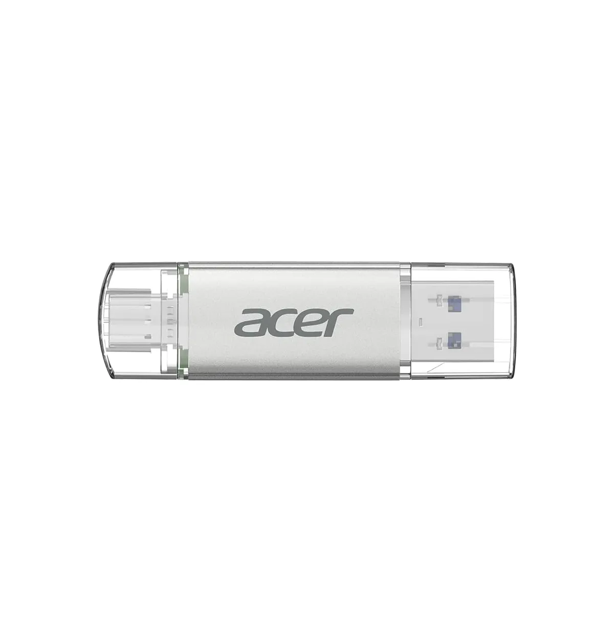 Acer USB Flash Drive UT300 128GB USB 3.2 Gen1 Up to 150MB/s with Dual Port Type-A & Type-C Flash Drive for PC/Laptop/MacBook/Smartphone