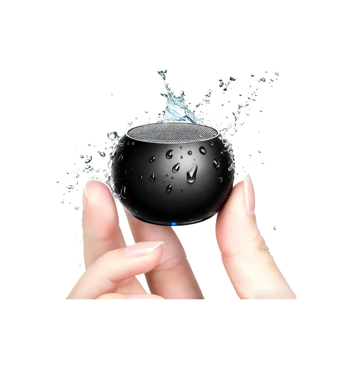 JBL Mini Bluetooth Speaker Ultra Wireless Speaker with Heavy Metal Electroplating | Round Mini Speaker, Power Button Controlled, Long Battery Backup & Quick Charge-Multicolor