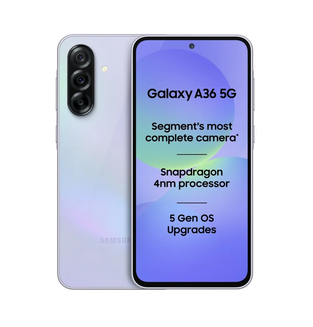 Samsung Galaxy A36 5G (Awesome Lavender, 128 GB) (8 GB RAM)