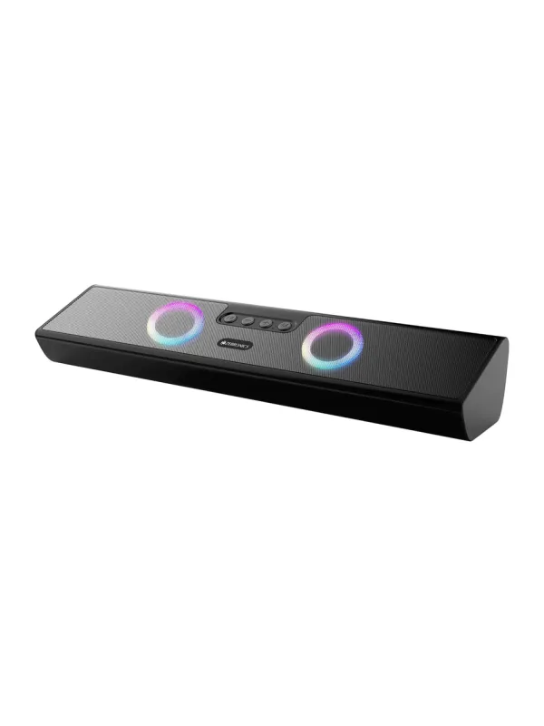 Product ZEBRONICS Astra 35, Portable Bluetooth Speaker, 16 Watts, Upto 8h Backup, Dual Drivers + Dual Passive Radiators, Call Function, Bluetooth v5.3 | USB | mSD| AUX, TWS, RGB LED Image