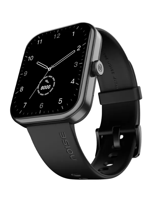 Product Noise Pulse 2 Max 1.85" Display, Bluetooth Calling Smart Watch, 10 Days Battery, 550 NITS Brightness, Smart DND, 100 Sports Modes, Smartwatch for Men and Women (Jet Black) Image
