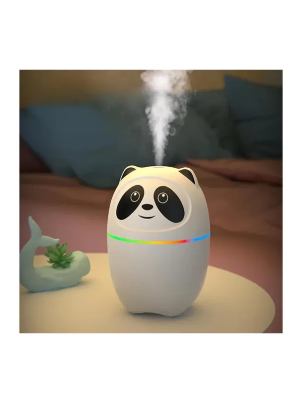 Product Panda Shaped Cool Mist Humidifier with RGB LED Light Image