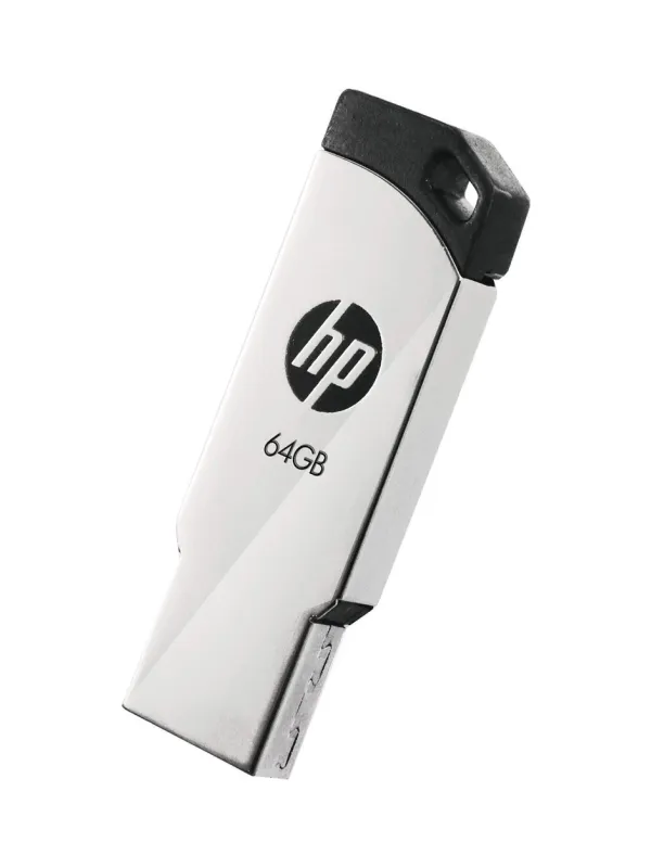 Product HP v236w USB 2.0 64GB Pen Drive, Metal Image