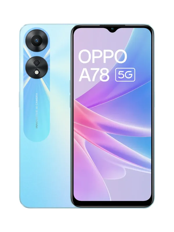 Product OPPO A78 5G (Glowing Blue, 128 GB) (8 GB RAM) Image
