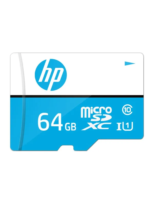 Product HP 64GB MicroSD Memory Card | SDXC mx310 Class 10 | UHS-I, U1 Card | Upto 100MB/s R | Compitable with Smartphones, Camera, CCTV | Memory Card Image