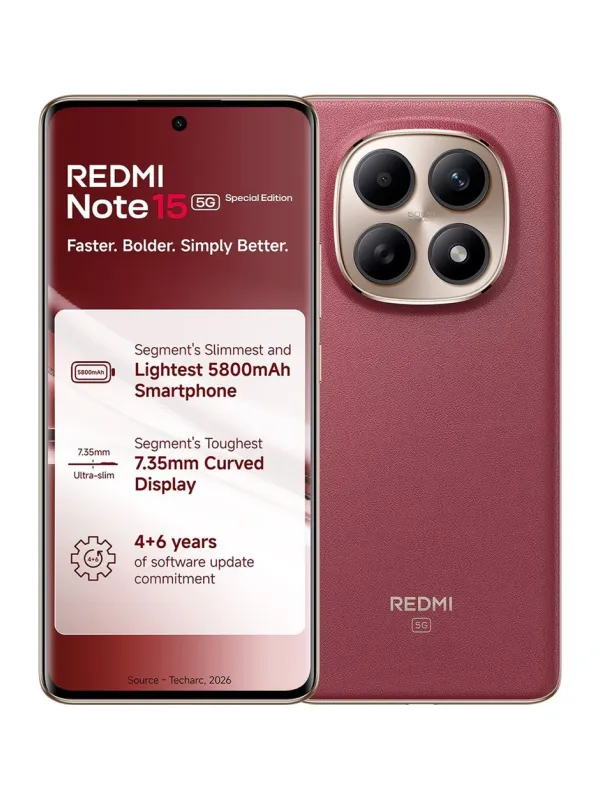 Product Note 15 SE 5G Snapdragon (Crimson Reserve, 128 GB) Image